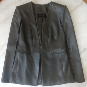BCBGMaxazria Leather Cape